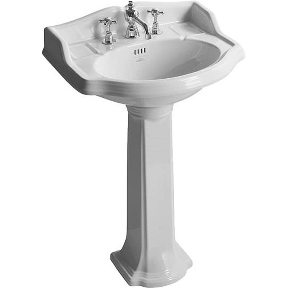 Simas Arcade Arcade 59cm basin with pedestal AR814-AR815