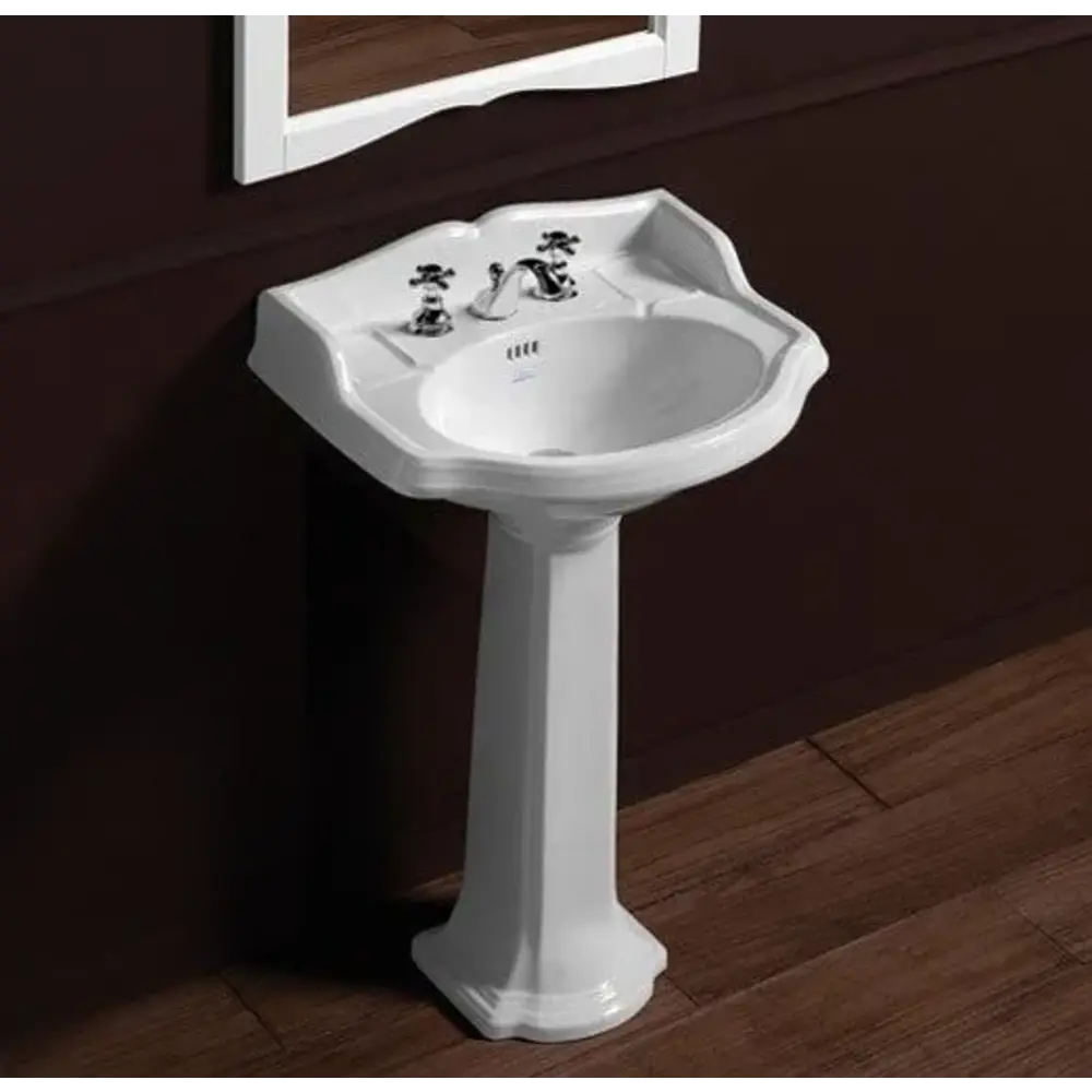 Simas Arcade Arcade 59cm basin with pedestal AR814-AR815