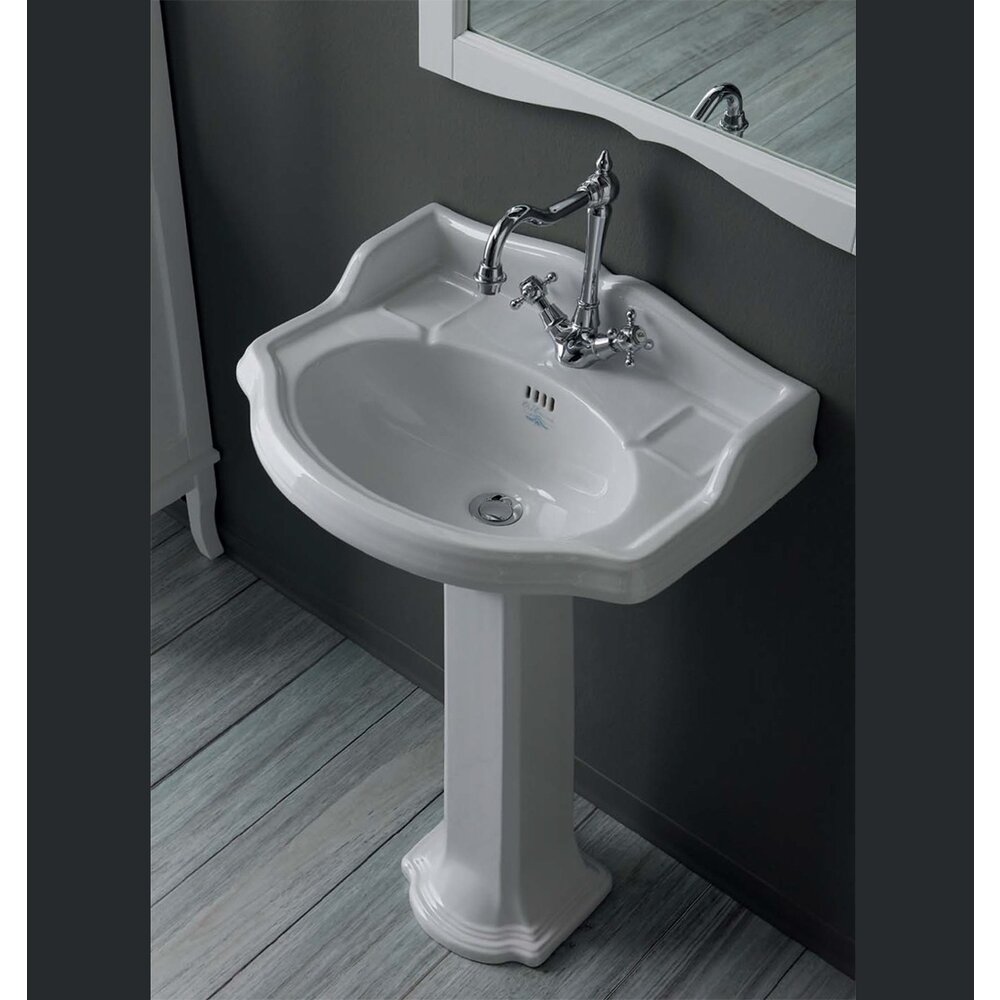 Simas Arcade Arcade 59cm basin with pedestal AR814-AR815