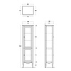 Simas Arcade Arcade cabinet with showcase ARMV1