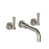 Lefroy Brooks 1920 Ten Ten LB1920 Ten Ten 3-hole wall mounted bath mixer with lever handles TL-1258