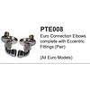 Lefroy Brooks LB Pair Euro connection elbows complete PTE008