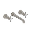 BB Guild Guild 3-hole bath mixer with crosshead  - wall mounted