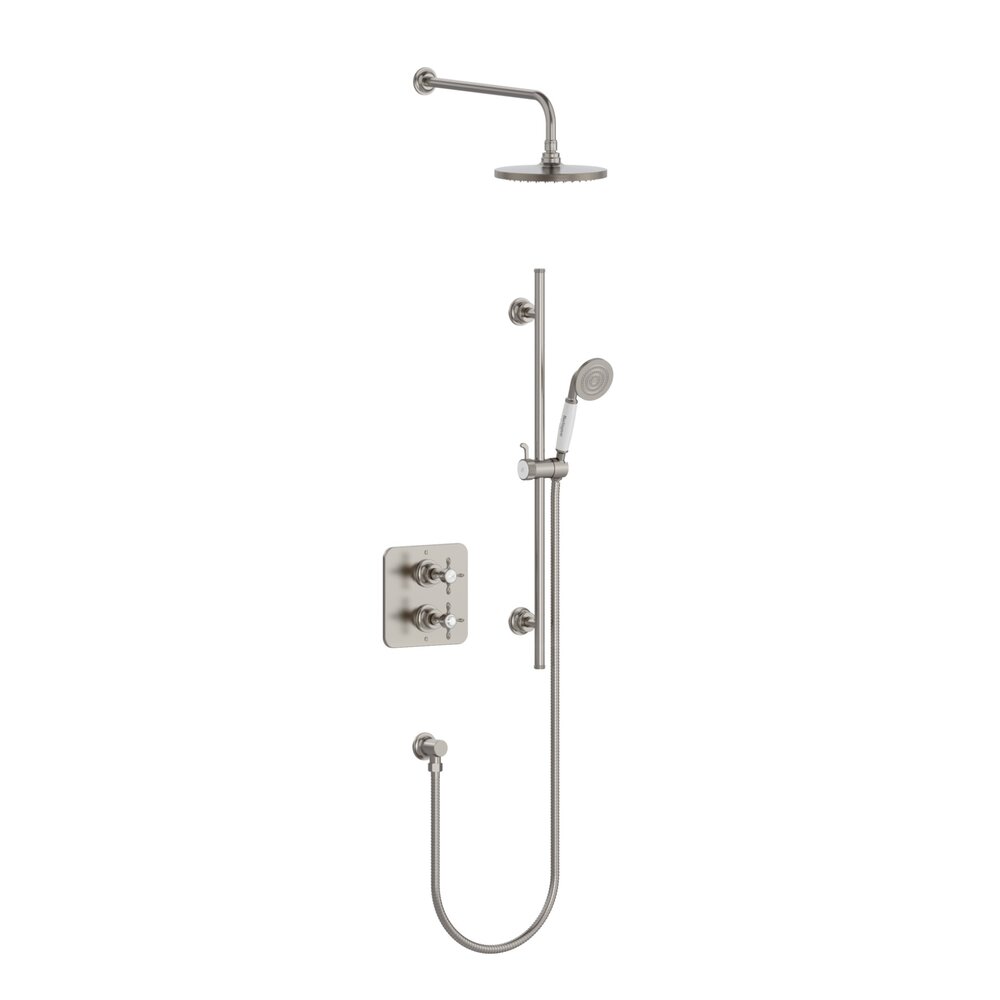 BB Guild Guild Concealed thermostatic shower valve with shower rose and handshower  (sliding rail)