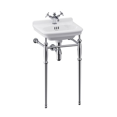 Guild 450 cloakroom basin with stand