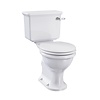 BB Guild Guild Duoblok toilet met porseleinen hendel, achteruitlaat (PK), toiletpot zonder spoelrand -