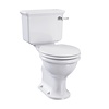 BB Guild Guild Close coupled toilet with cistern - p-trap - rimless pan