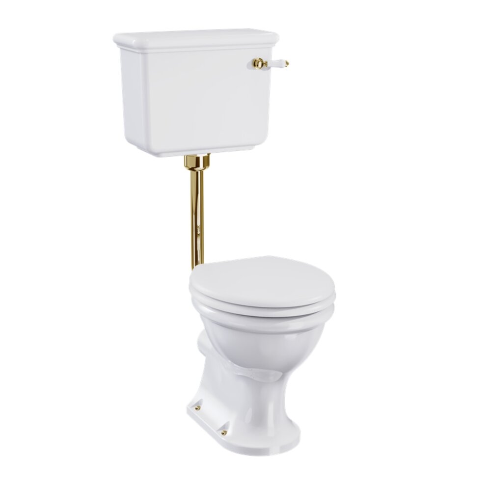 BB Guild Guild Low level toilet with cistern - p-trap - rimless pan