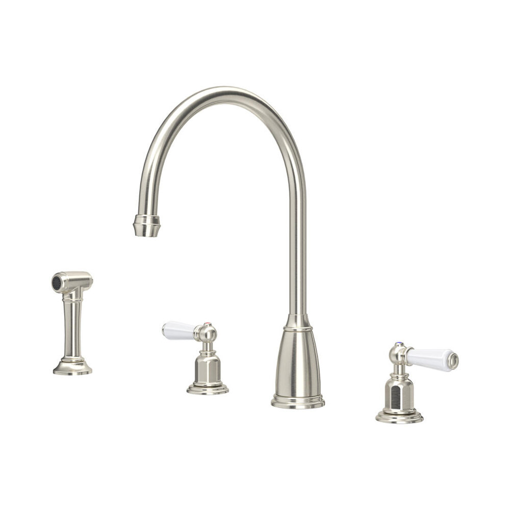 Perrin & Rowe Traditional Kitchen mixer Athenian E.4376 with rinse