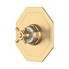 Traditional concealed shower thermo with crosstop E.5586 Perrin & Rowe Victorian White Traditional concealed shower thermo with crosstop E.5586