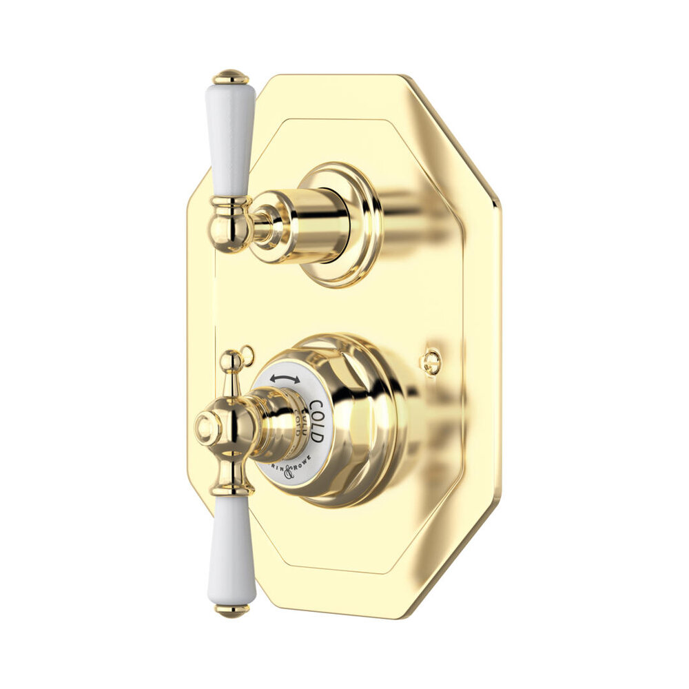 Perrin & Rowe Victorian White Klassischer Unterputz- Duschthermostat E.5555