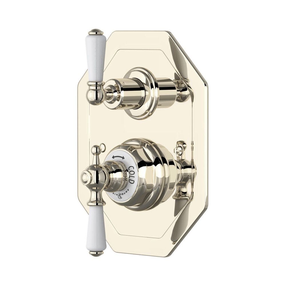 Perrin & Rowe Victorian White Klassischer Unterputz- Duschthermostat E.5555