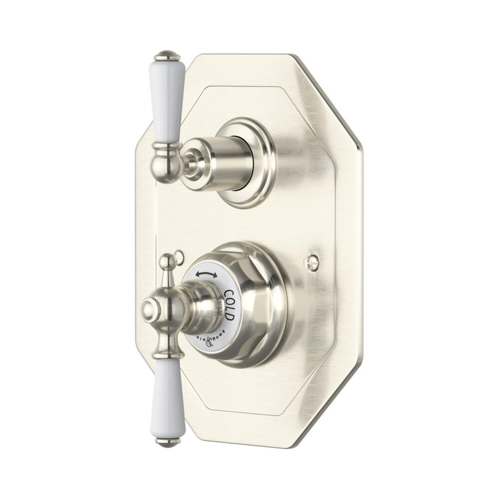 Perrin & Rowe Victorian White Klassischer Unterputz- Duschthermostat E.5555