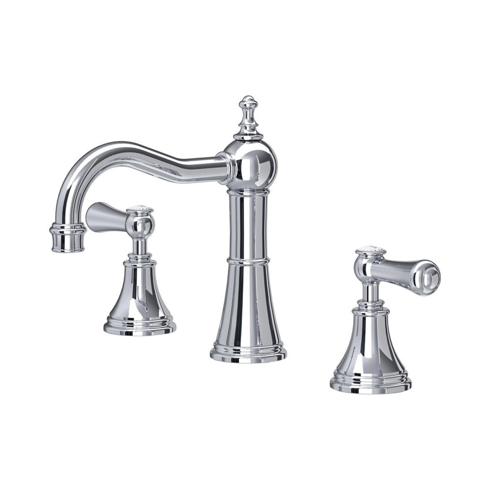 Perrin & Rowe Georgian 3-hole basin mixer with lever handles E.3723