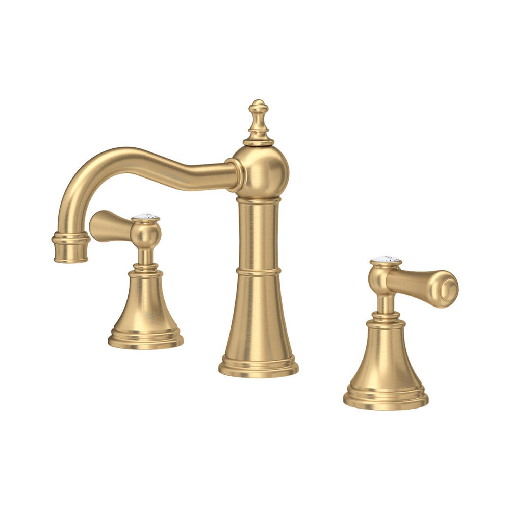 Perrin & Rowe Georgian 3-hole basin mixer with lever handles E.3723