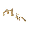 Georgian deck mounted bath set with hand shower - levers E.3747 Perrin & Rowe Georgian Georgian deck mounted bath set with hand shower - levers E.3747
