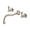 3-hole wall mounted bath set with lever handles E.3618 Perrin & Rowe Georgian 3-hole wall mounted bath set with lever handles E.3618