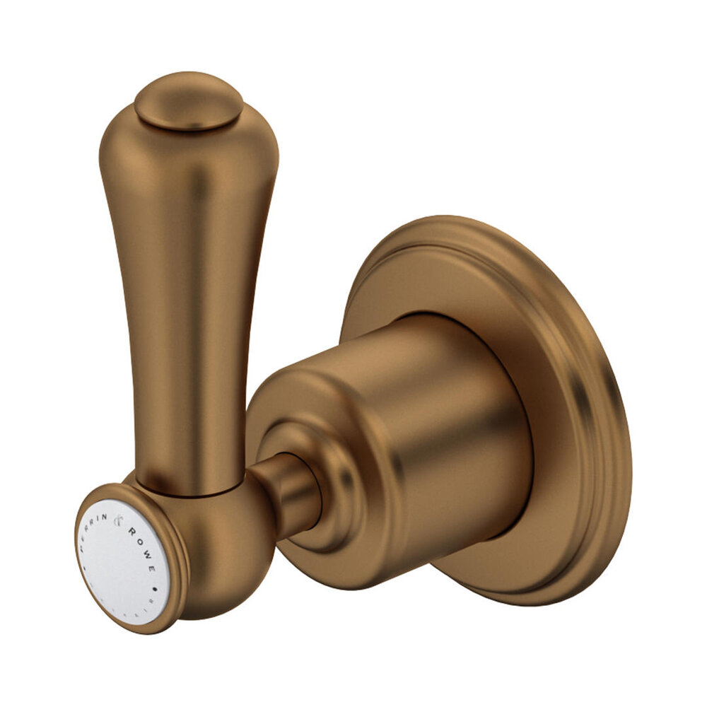 Perrin & Rowe Georgian PR 3/4" single wall valve with lever E.3774