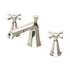 Perrin & Rowe Deco Deco 3-hole basin mixer with crosshead handles E.3142