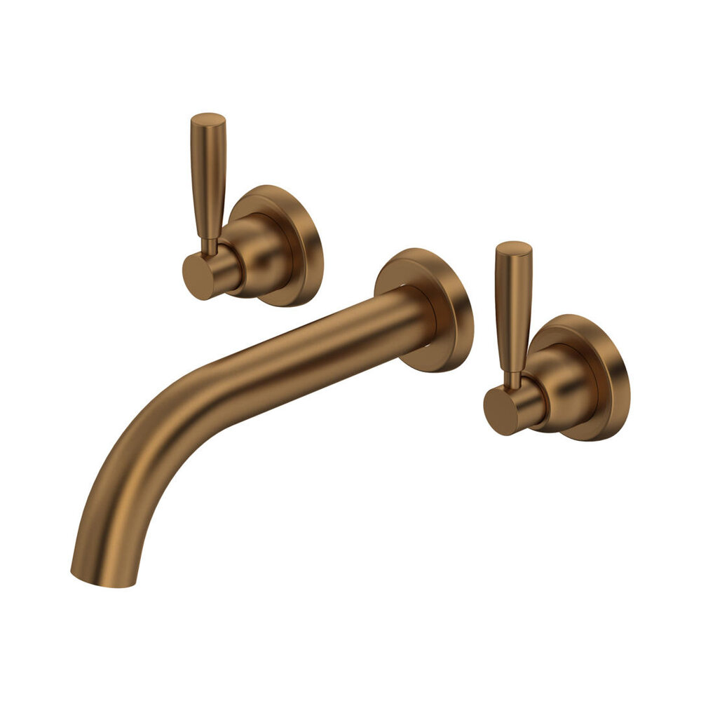Perrin & Rowe Langbourn Langbourn Badmengkraan met hendels voor wandbevestiging E.3398