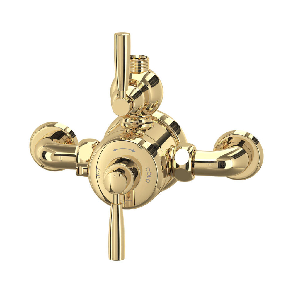 Perrin & Rowe Langbourn Langbourn Exposed shower thermo with top return elbow 5850/5897