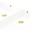 Afvoer- en overloop kit dubbele spoelbak E.6475 Perrin & Rowe Afvoer- en overloop kit dubbele spoelbak E.6475