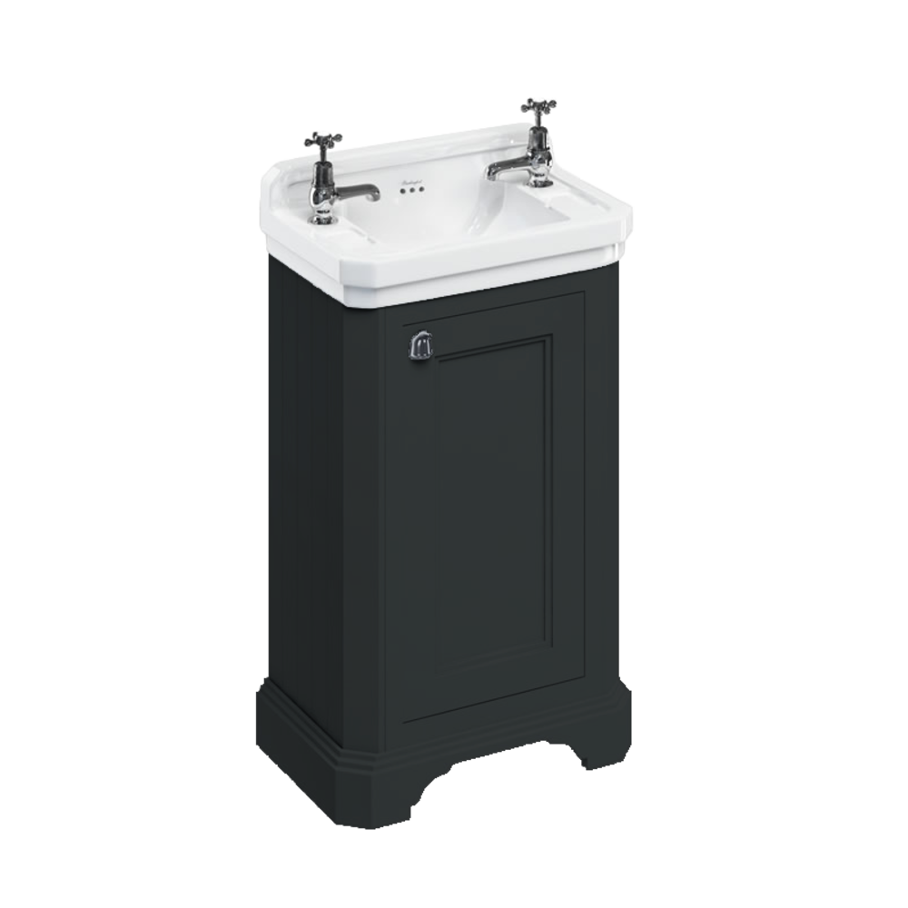 BB Edwardian Edwardian 51cm cloakroom basin unit with door