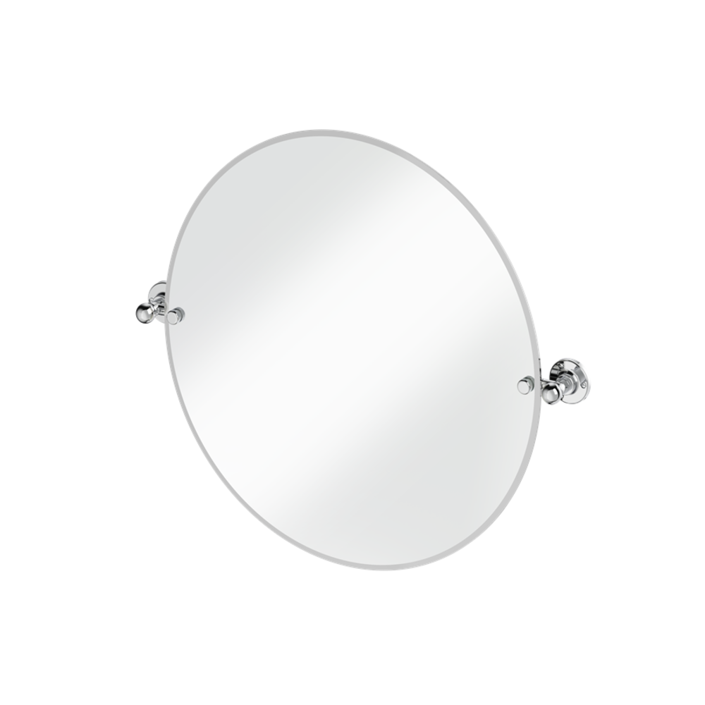 BB Edwardian Round Mirror 1850 style