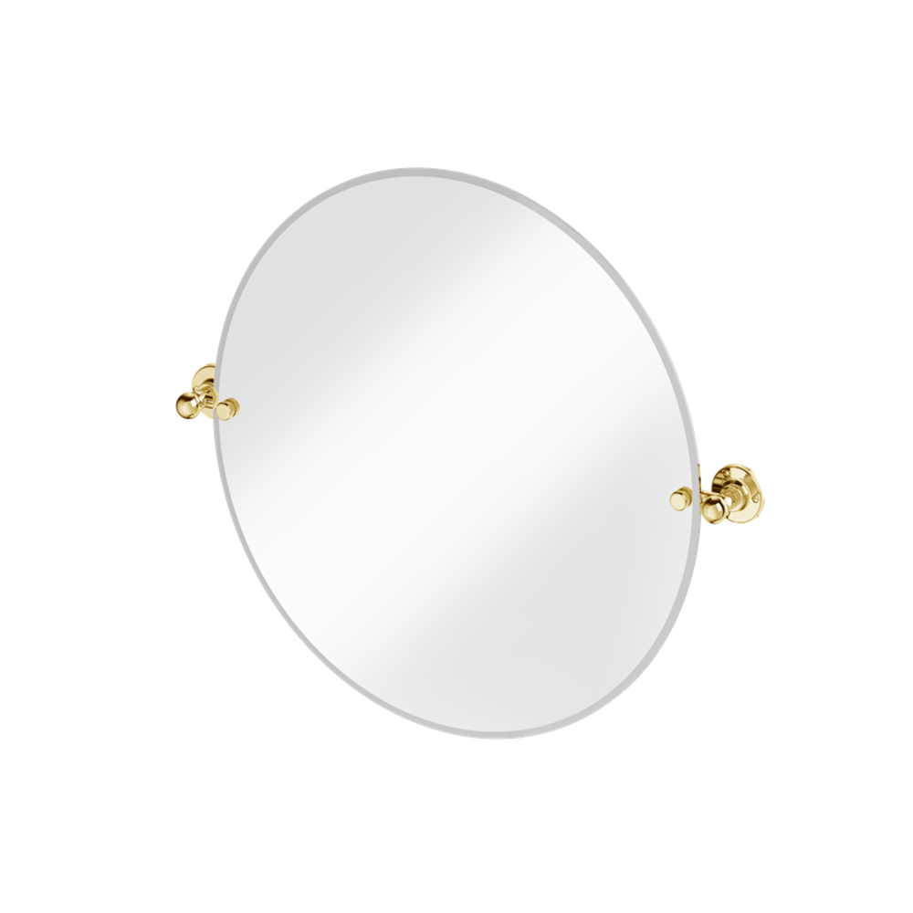 BB Edwardian Round Mirror 1850 style