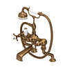 Bath shower mixer with crosshead E.3501/1 Perrin & Rowe Victorian White Bath shower mixer with crosshead E.3501/1