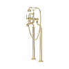 Free standing bath shower mixer with white levers E.3520/1 Perrin & Rowe Victorian White Free standing bath shower mixer with white levers E.3520/1