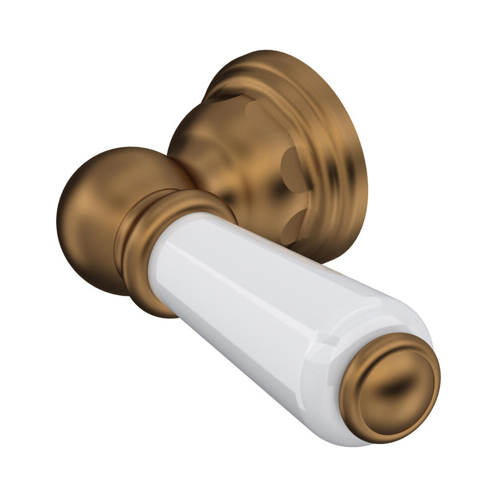 Perrin & Rowe PR Traditional ceramic cistern lever white ceramic E.6796