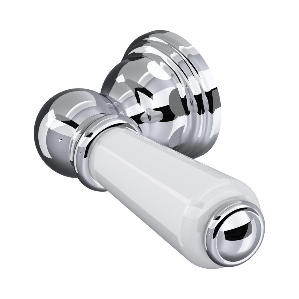 Perrin & Rowe PR Traditional ceramic cistern lever white ceramic E.6796