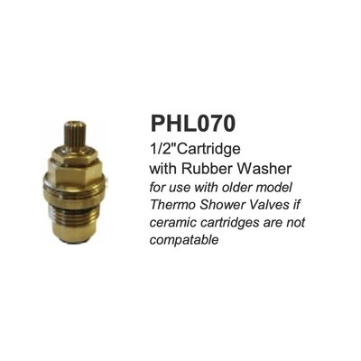 LB 1/2 IN cartridge with rubber washer PHL070