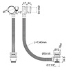 Crosswater Bath overflow filler PRO0351