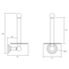 Imperial EdRichmondwardian Spare WC Roll Holder