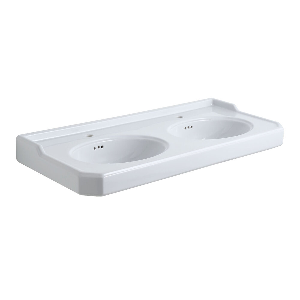 Bleu Provence Provence 120cm double basin with metal stand BP7120-7120BM