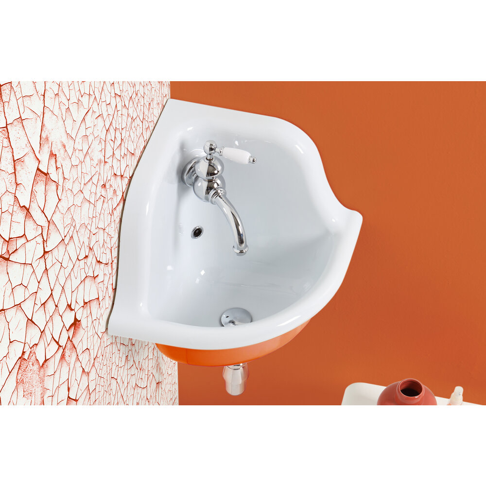 Bleu Provence True Colors Tru Colors Retro corner basin 42cm TCL4040