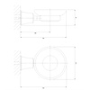 OMNIRES Art Line Wand-Seifenschale AL53420