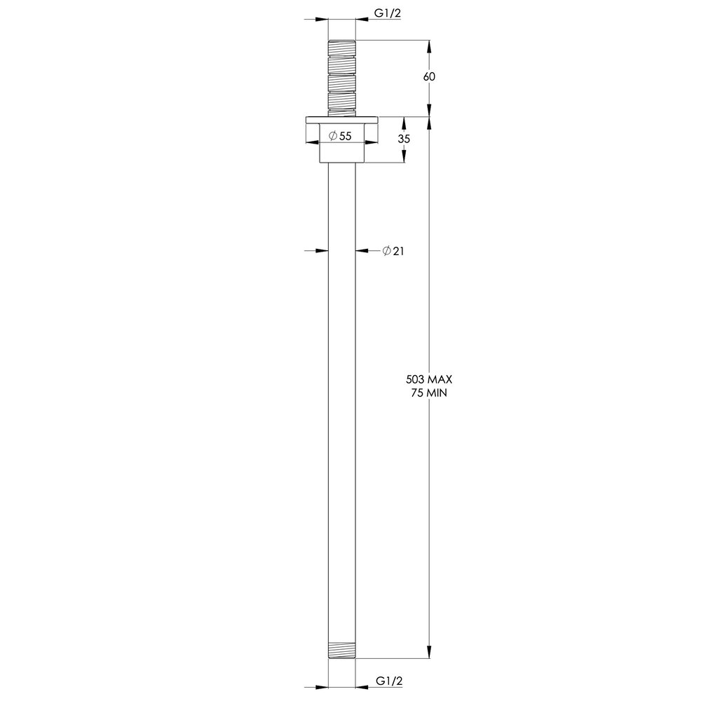 Coalbrook CO  Deckenanschlussarm anpassbar CO4015