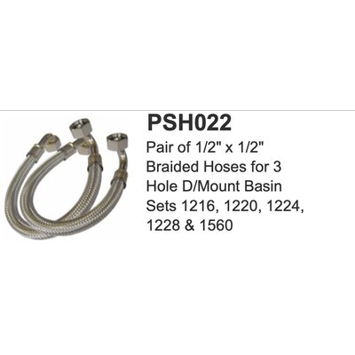 LB Pair braided hoses PSH022