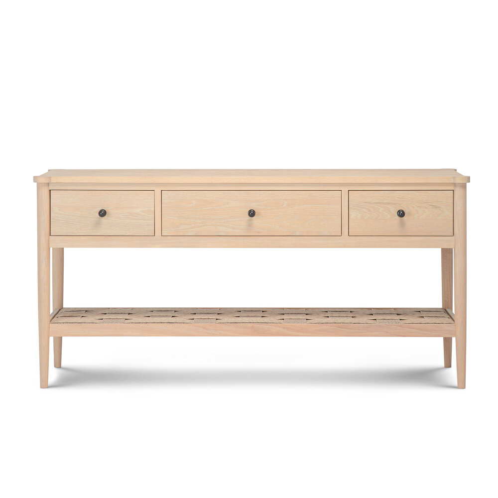 Neptune Neptune Frome console table - Natural Oak
