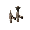 Arroll Thermostatic radiator valve set Valora with wheel UK-29