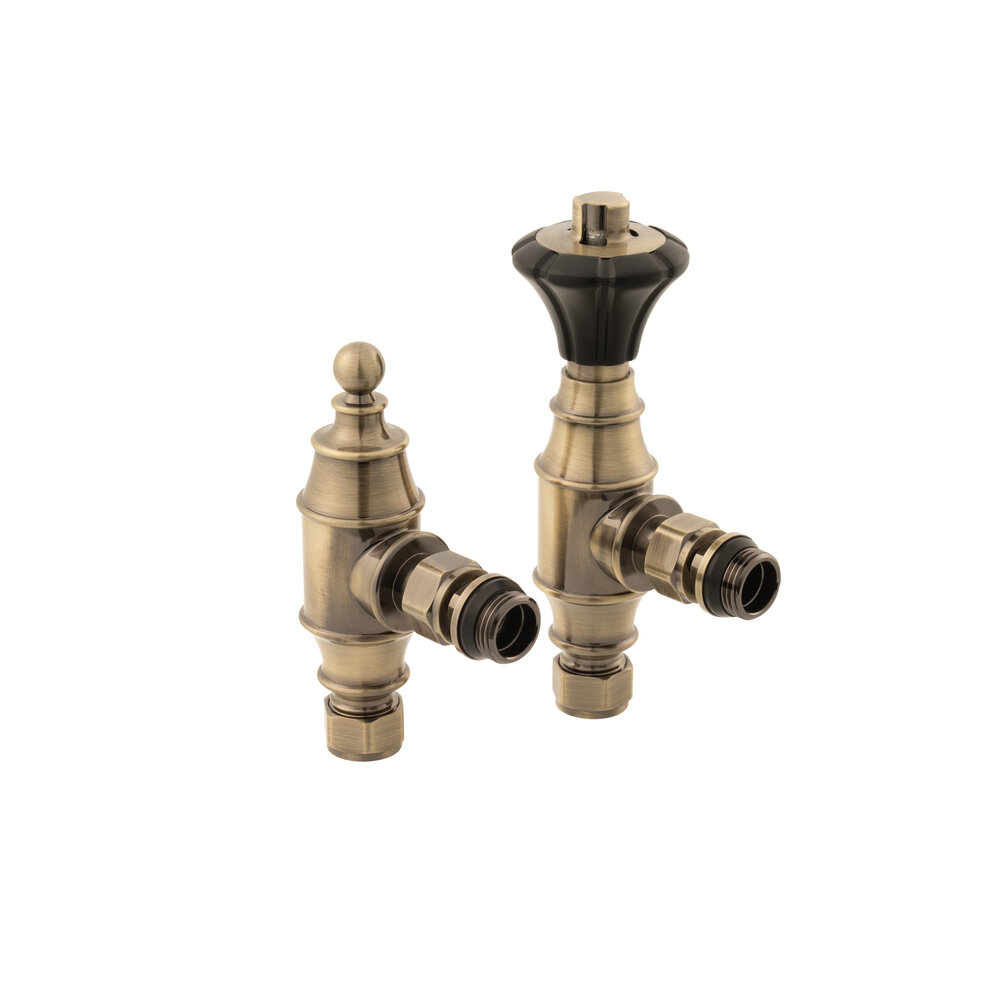 Arroll Thermostatic radiator valve set Valora with wheel UK-29