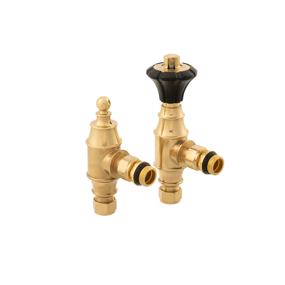 Arroll Thermostatic radiator valve set Valora with wheel UK-29
