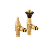 Arroll Thermostatic radiator valve set Valora with wheel UK-29