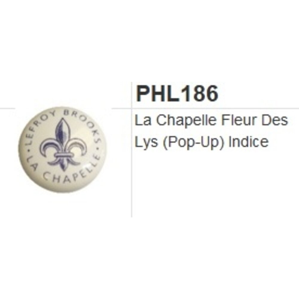 Lefroy Brooks LB La Chapelle Fleur Des Lys (pop-up) Indice PHL186