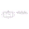 Waschbecken Soho 100cm BP9100 Bleu Provence SOHO Waschbecken Soho 100cm BP9100