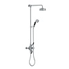 LB1930 TMackintosh exposed shower set with 6" rose and hand shower MBEN-8752 Lefroy Brooks 1930 Mackintosh LB1930 TMackintosh exposed shower set with 6" rose and hand shower MBEN-8752