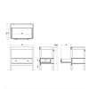 ex showroom Guild 850 furniture unit with Carrara top, basin and tap BB Guild ex showroom Guild 850 furniture unit with Carrara top, basin and tap
